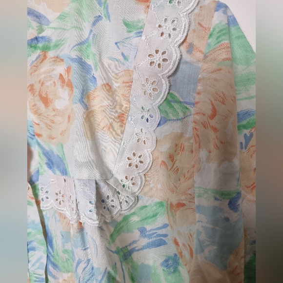 VINTAGE handmade grannycore blouse - Picture 2 of 3